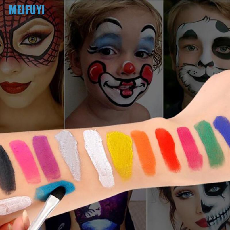 [Hàng mới về] Bảng sơn dầu 15 màu MEIFUYI trang điểm nghệ thuật cơ thể cho tiệc Halloween