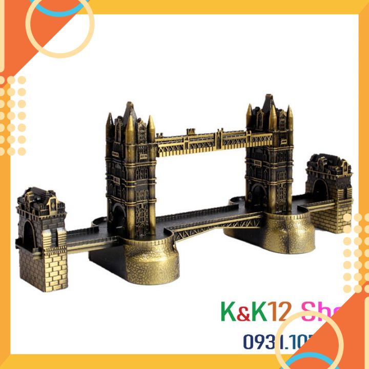 Cầu Tháp London mô hình trang trí để bàn. Bộ sưu tập đồ chơi độc đáo. Đồ chơi thủ công. Quà tặng ý nghĩa.