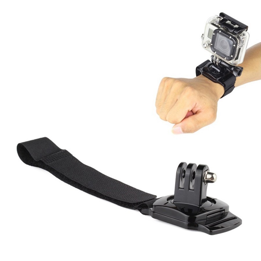 [SIÊU SALL ] Dây đeo cổ tay xoay 360 độ cho camera hành trình gopro sjcam, eken, xiaomi, 4k wifi, action camera . .