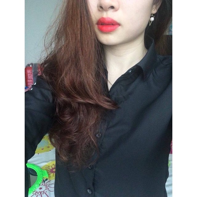 [Mã FASHIONT4WA2 giảm 10K đơn 50K] Áo sơ mi đen Vải lụa cao cấp k nhăn lên phom dáng chuẩn 1 chiếc đủ size | BigBuy360 - bigbuy360.vn