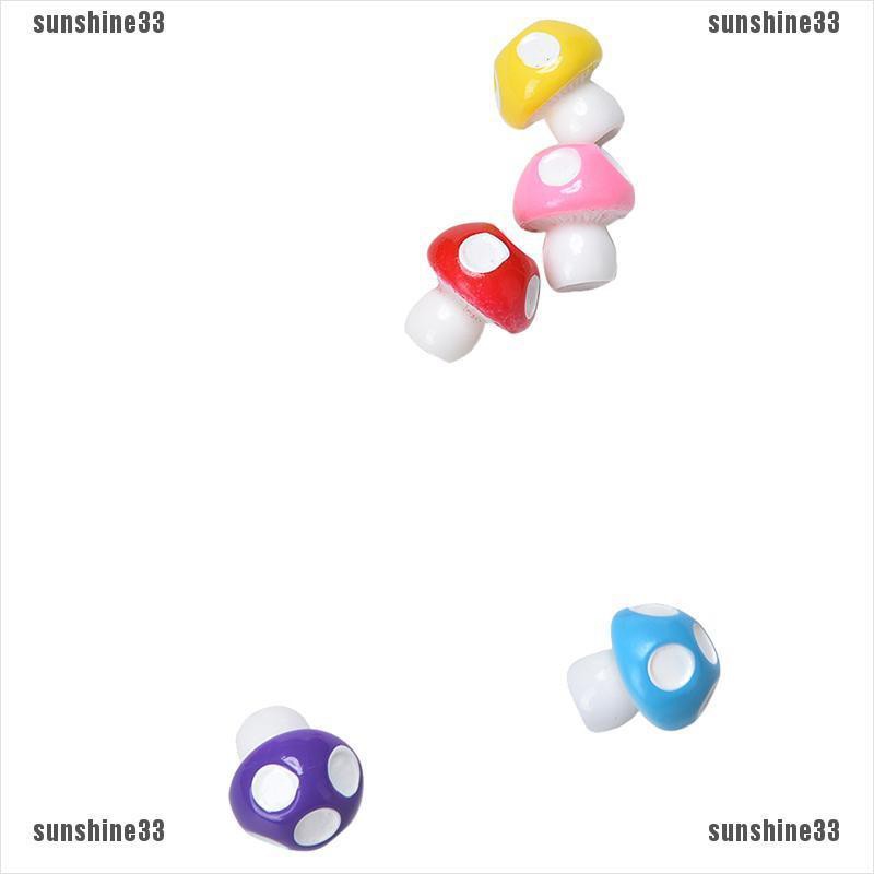 Set 10 / 20 Nấm Mini Dễ Thương Dùng Để Trang Trí Vườn Cây