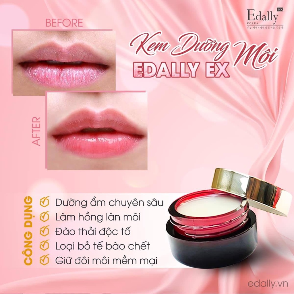 Kem Dưỡng Môi Edally dưỡng ẩm làm hồng môi Moistrure Lip Balm 5g
