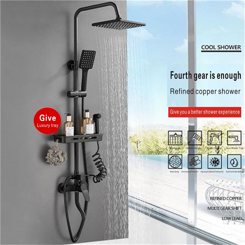 Vòi hoa sen bằng đồng phong cách Bắc Âu cho nhà tắm