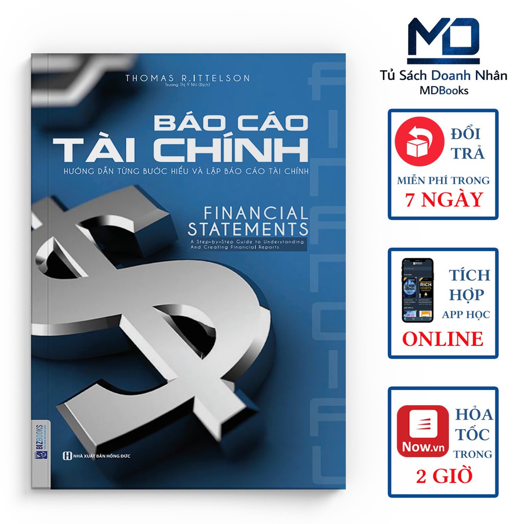 Sách Kinh Tế - Báo Cáo Tài Chính - Hướng Dẫn Từng Bước Để Hiểu Và Lập Báo Cáo Tài Chính - Đọc Kèm Apps - Bizbooks