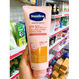 Dưỡng Thể Vaseline 50X Tuýp 320ml Thailan