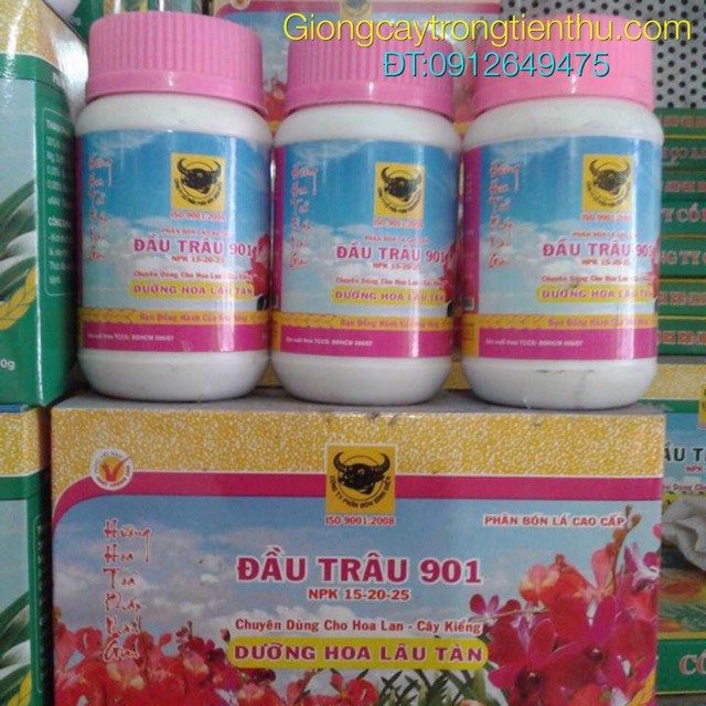 PHÂN DƯỠNG HOA LÂU TÀN ĐẦU TRÂU MK901 dolamvuon.vn