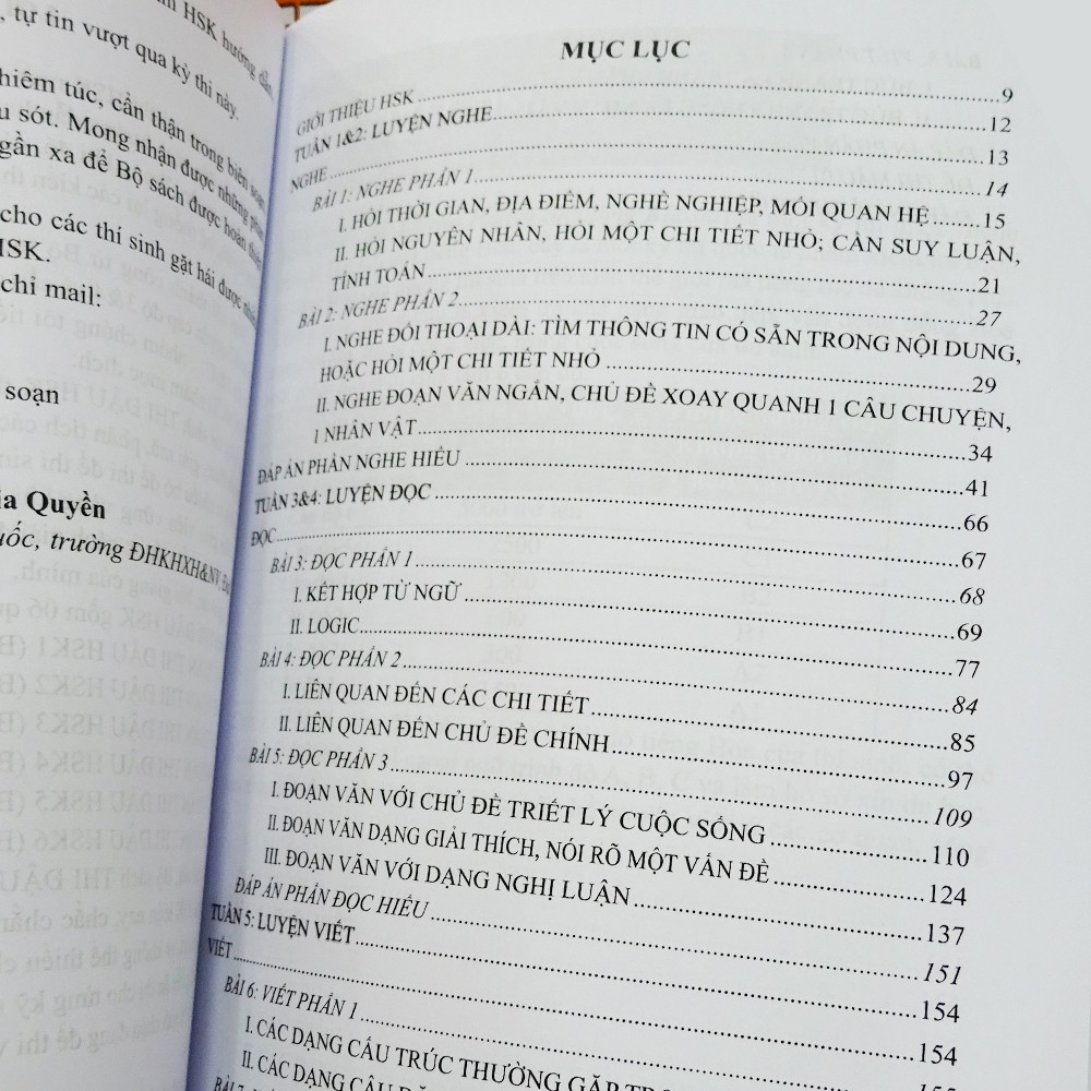 Sách 5 Tuần Thi Đậu HSK5 Cấp Độ 5 Sách luyện thi tiếng Hoa độc quyền Nhân Văn