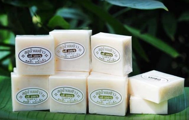 (65g) Xà phòng kích trắng cám gạo Thái Lan Jam Rice Milk Soap