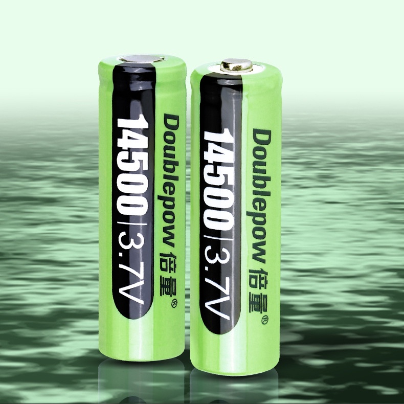 Pin sạc 14500 3,7V Lithium 3150mWh công suất cao chính hãng Doublepow