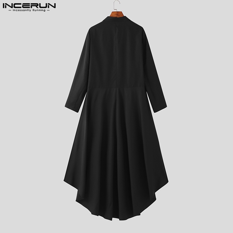 Áo khoác blazer INCERUN hóa trang halloween phong cách thời Trung Cổ cho nam