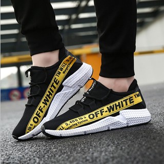 Giày nam sneaker vải lưới thoáng mát đế lượn sóng thời trang Hàn Quốc