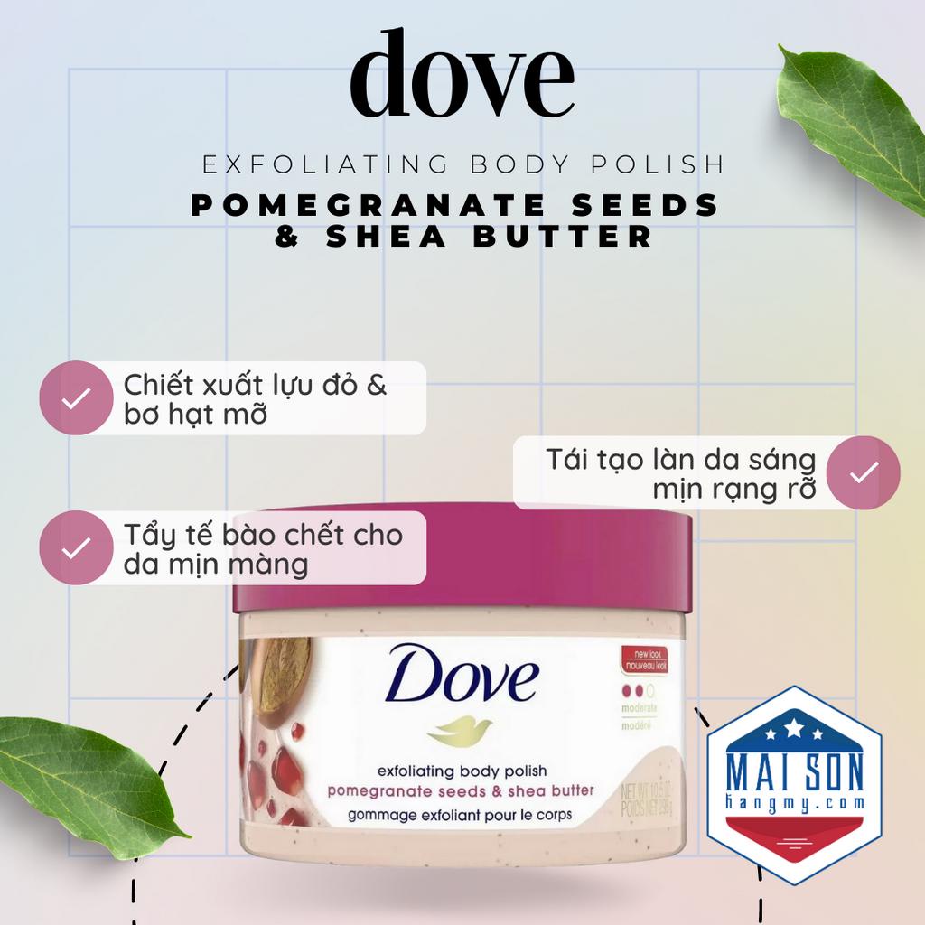TẨY TẾ BÀO CHẾT TOÀN THÂN DOVE EXFOLIATING BODY POLISH  - Hàng Nhập USA Chính Hãng