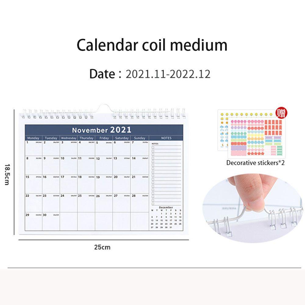 LET Lịch 2022 Treo Tường Ghi Chú Trang Trí Nhà Cửa