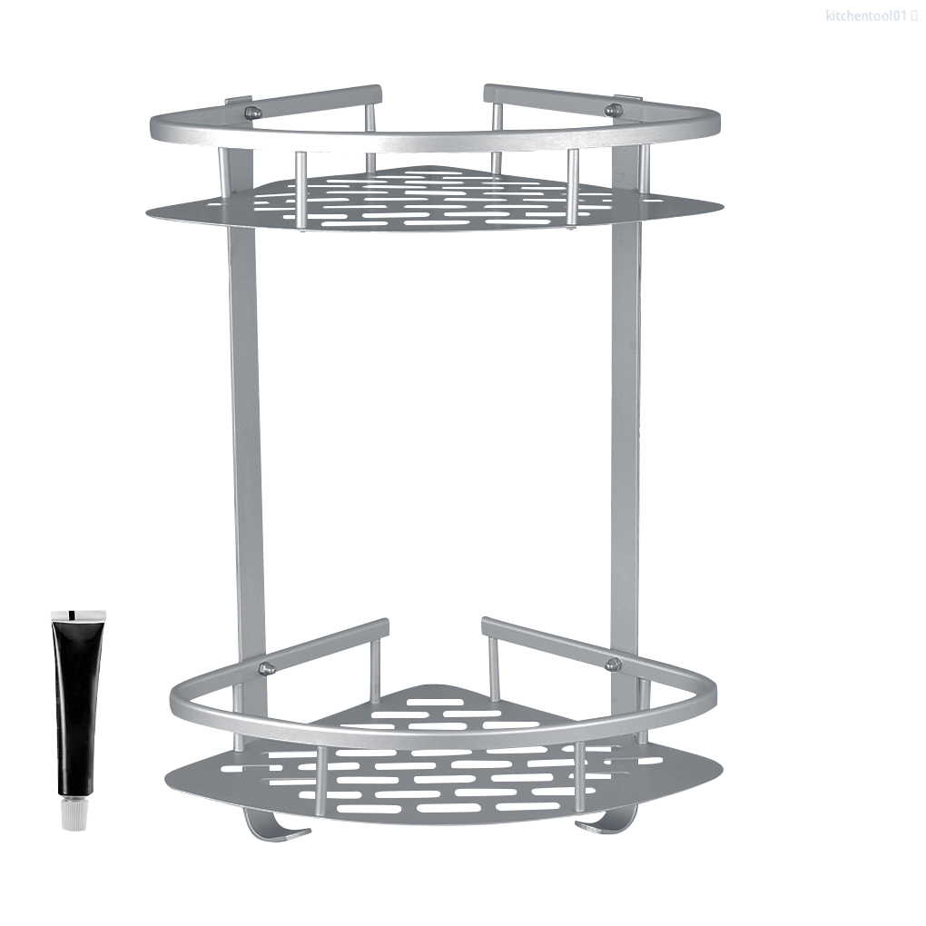 Giá Đựng Đồ Gắn Tường Nhà Tắm / Nhà Bếp Chất Liệu Nhôm Nhám Chịu Lực Tốt.... | BigBuy360 - bigbuy360.vn