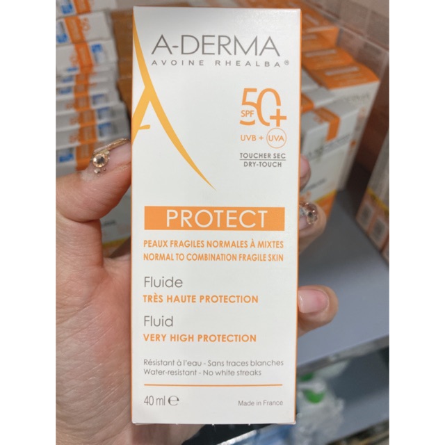 Kem chống nắng Aderma fluid spf50