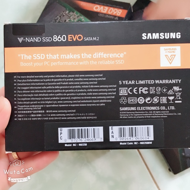 Ổ cứng V-NAND SSD 860 EVO SATA M.2 250GB