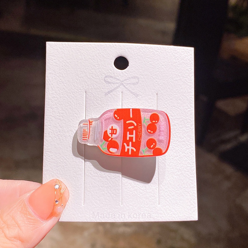 Kẹp tóc chai nước giải khát nhiều màu