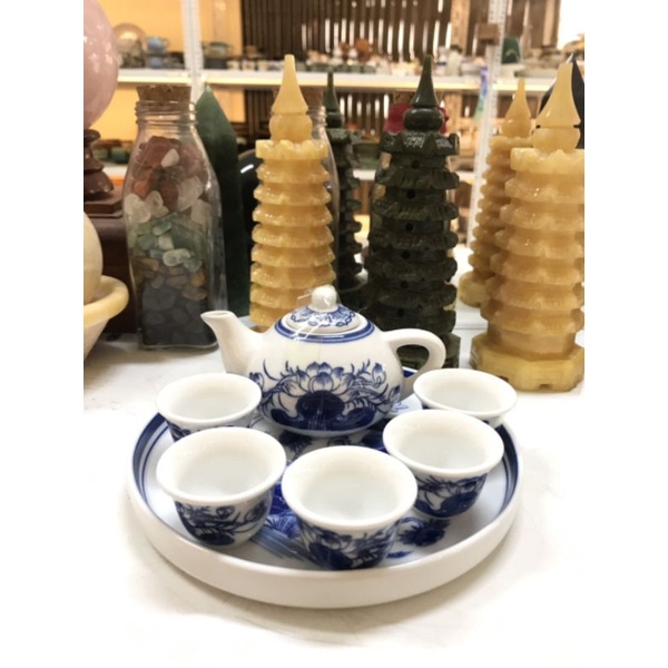 🎀  BỘ ẤM CHÉN PHA TRÀ HOA SEN MEN LAM