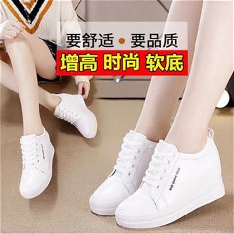 20222022Giày Thể Thao Đế Dày Tăng Chiều Cao Thoáng Khí Phong Cách Mới Xuân Thu Cho Nữ