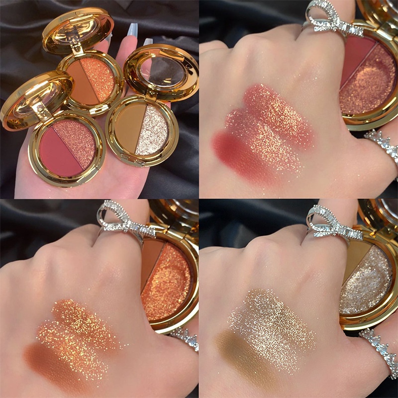 [Hàng mới về] Bảng phấn mắt MAFFICK hai tông màu lấp lánh kháng nước xinh đẹp | BigBuy360 - bigbuy360.vn