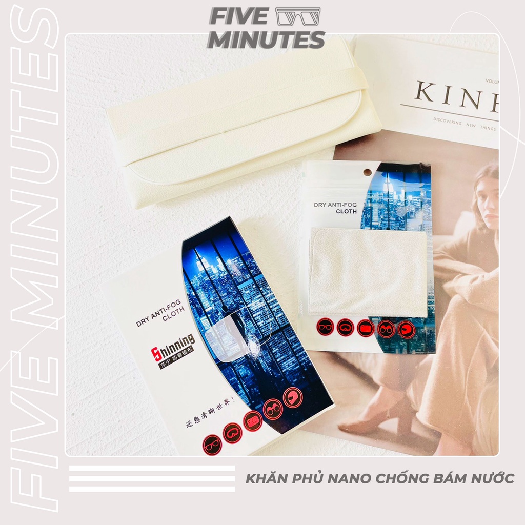 Khăn lau Phủ nano chống hơi nước Fiveminutes , sử dụng lên đến 500 lần