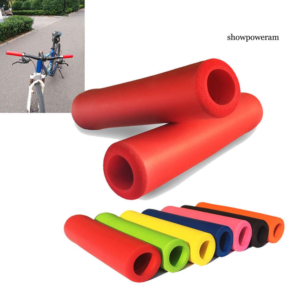 1 Cặp Bọc Tay Lái Xe Đạp Siêu Nhẹ Chống Sốc Chống Trượt