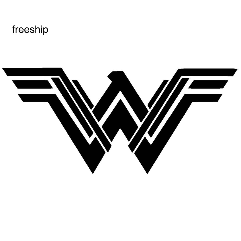 Miếng Dán Logo Wonder Woman Phản Quang Cho Xe Hơi