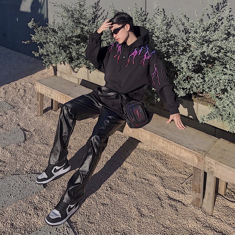 ÁO KHOÁC HOODIE UNISEX EVIL PHẢN QUANG
