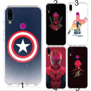 Ốp điện thoại tpu họa tiết siêu anh hùng cá tính cho XiaoMi Redmi Note 7
