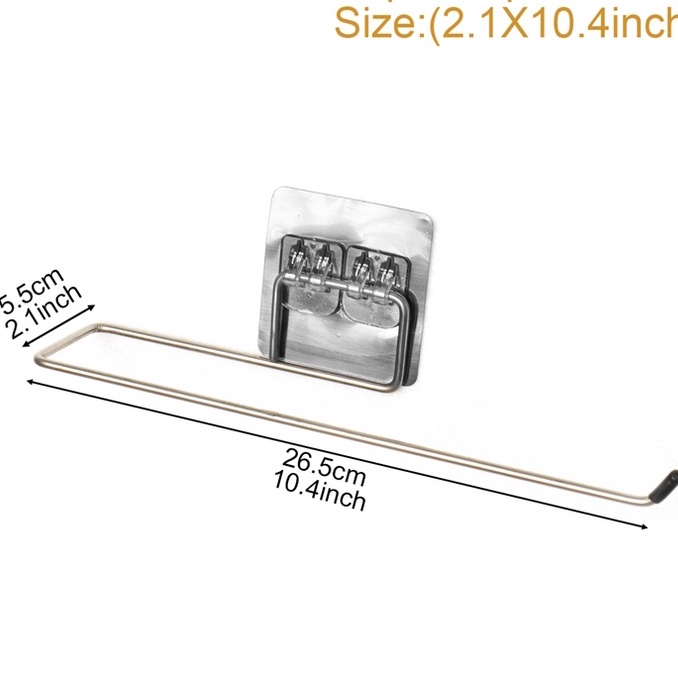 Giá Treo Khăn Giấy Tự Dính Tiện Dụng Cho Nhà Bếp