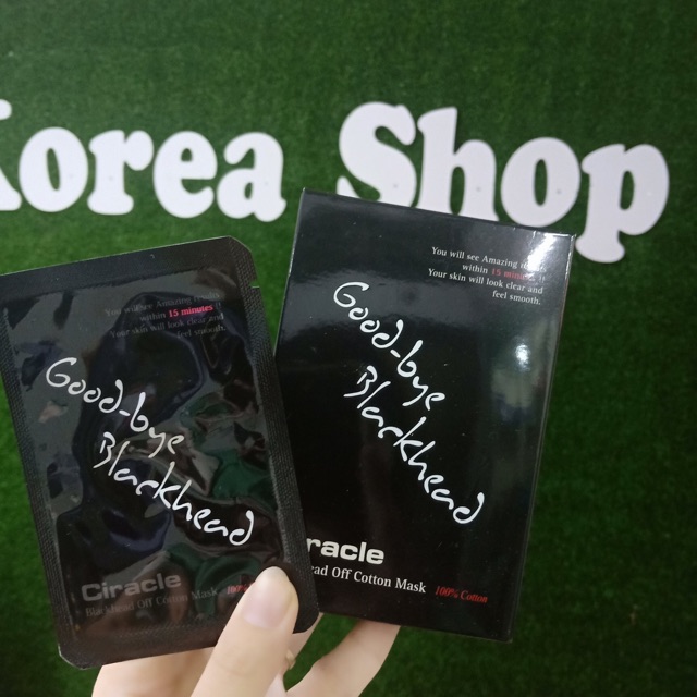 Mặt Nạ 10 sample Đẩy Mụn Đầu Đen Ciracle Good-Bye Blackhead