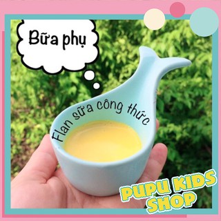 Bát sứ ăn dặm hình cá nhỏ cho bé 60ml