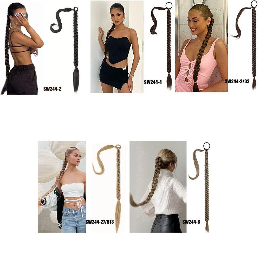 Dây Buộc Tóc Đuôi Ngựa Dạng Bện Dài 31.5 Inch