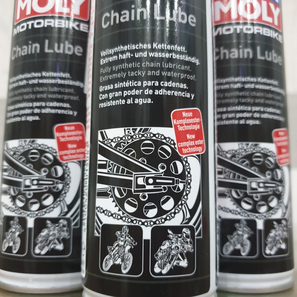 Chai xịt dưỡng sên Liqui Moly Motorbike Chain-Lube 250ml