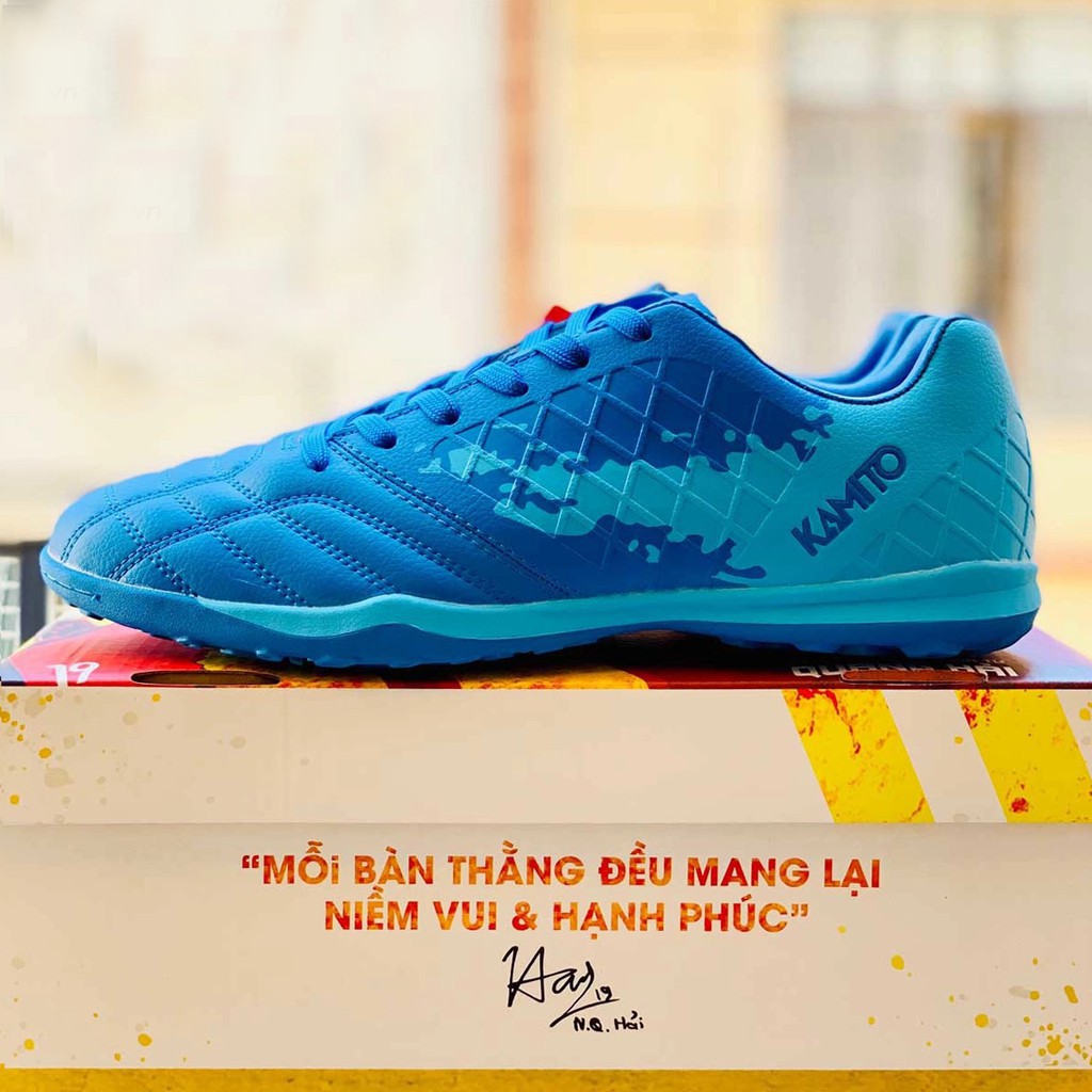 Giày Đá Bóng Kamito QH19 Premium Pack màu xanh - Giày đá banh Kamito QH19 Quang hải
