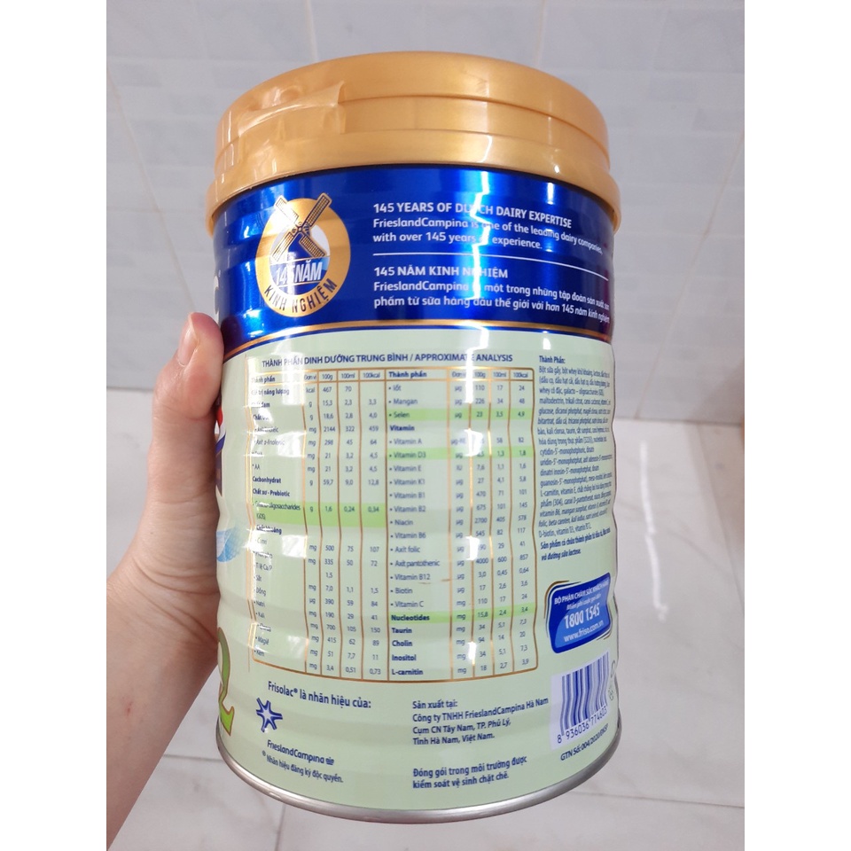 Sữa bột Frisolac Gold 2 900g HSD 2024
