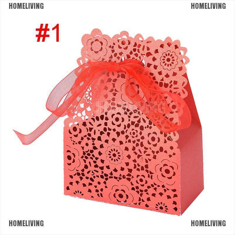 Set 50 Hộp Đựng Kẹo Cưới Hình Bươm Bướm