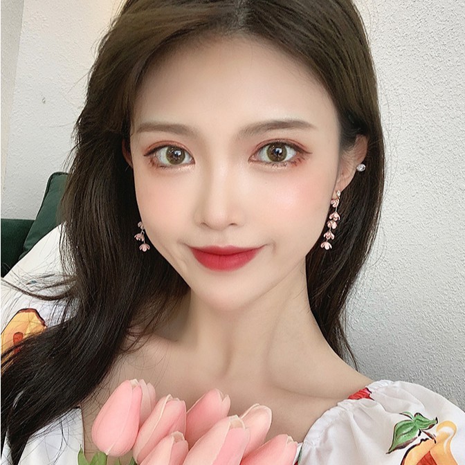 Khuyên Tai Dáng Dài Hình Cánh Hoa A607