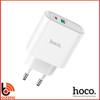 CỦ/CỐC SẠC NHANH HOCO C57A USB QC3.0 & TYPE-C