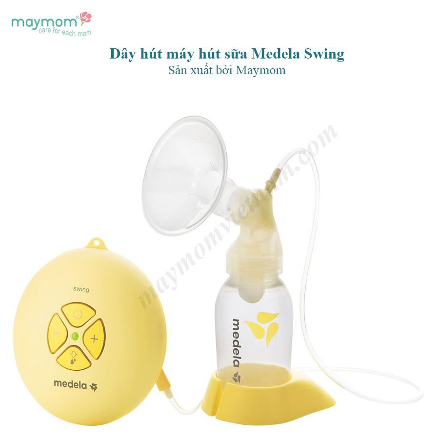 1 - 2 Dây Hút Maymom - Tương thích với máy hút sữa Medela Swing đơn, Symphony