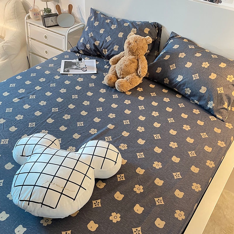 Vỏ Bọc Ga Giường Cao Cấp Chống Trượt Chống Bụi Phong Cách Bắc Âu