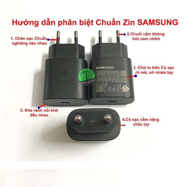 Củ 25W và Cáp sạc nhanh Type C-Type C Hàng chính hãng SAMSUNG VIỆT NAM