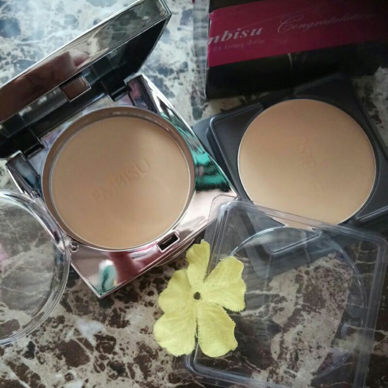 Phấn nền siêu mịn chống nắng EMBISU (số 21+ 1hộp ruột phấn)