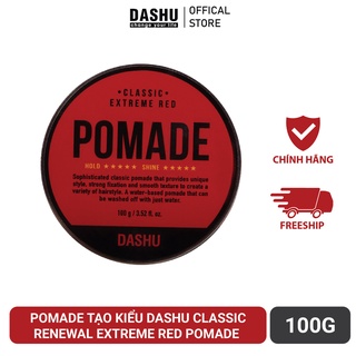 Pomade tạo kiểu Dashu Classic Renewal Extreme Red Pomade 100g