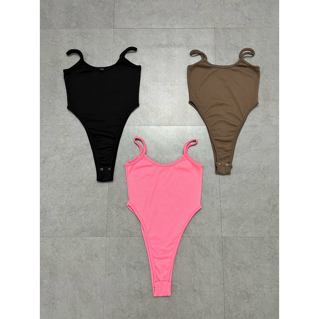 Áo bodysuit hai dây nữ ôm body I HHVINTAGE