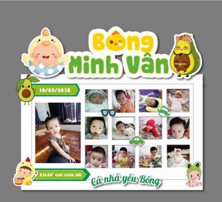 Khung hình 12 tháng của bé