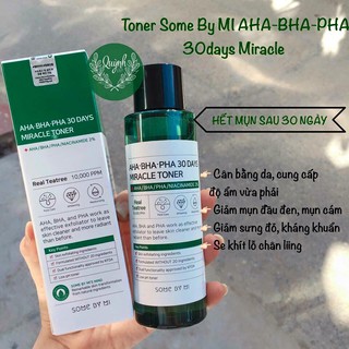 Nước Hoa Hồng AHA-BHA-PHA 30 Days Miracle Toner.