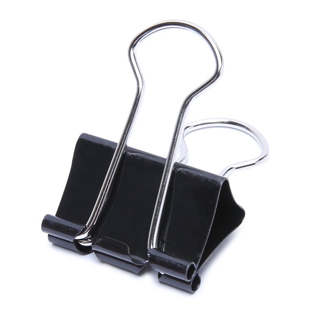 Kẹp đen 25mm Double A (lốc 12 hộp)