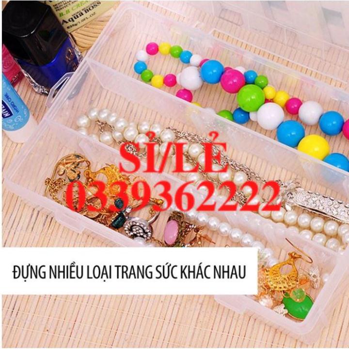 [ HAIANHSHOP ] Hộp đựng trang sức 10 hoặc 15 ngăn tiện dụng   Duashop &gt;