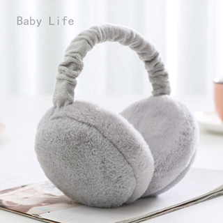 Chụp Tai Giữ Ấm Bằng Lông Nhung Mềm Mại Gấp Gọn Tiện Lợi Dành Cho Bé